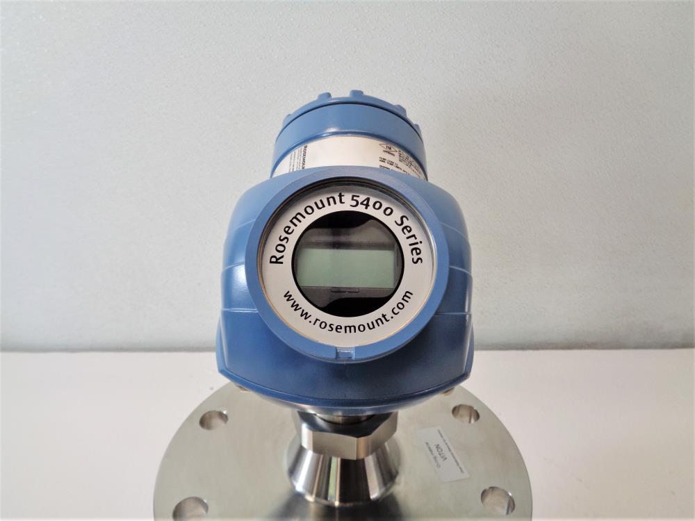 Rosemount 5400 Radar Level Transmitter 4" 150# 316SS Flange 5402AH1E52SPVCA